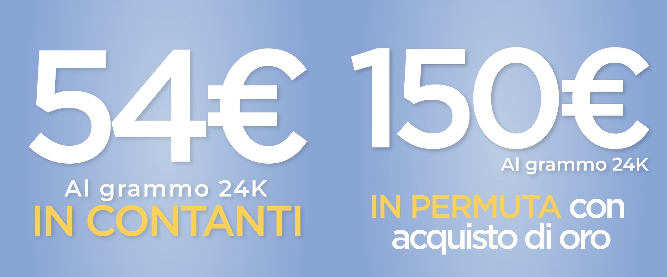 Supervalutazione Oro Usato - 54 Euro al grammo 24K in contanti - Follie d'Oro